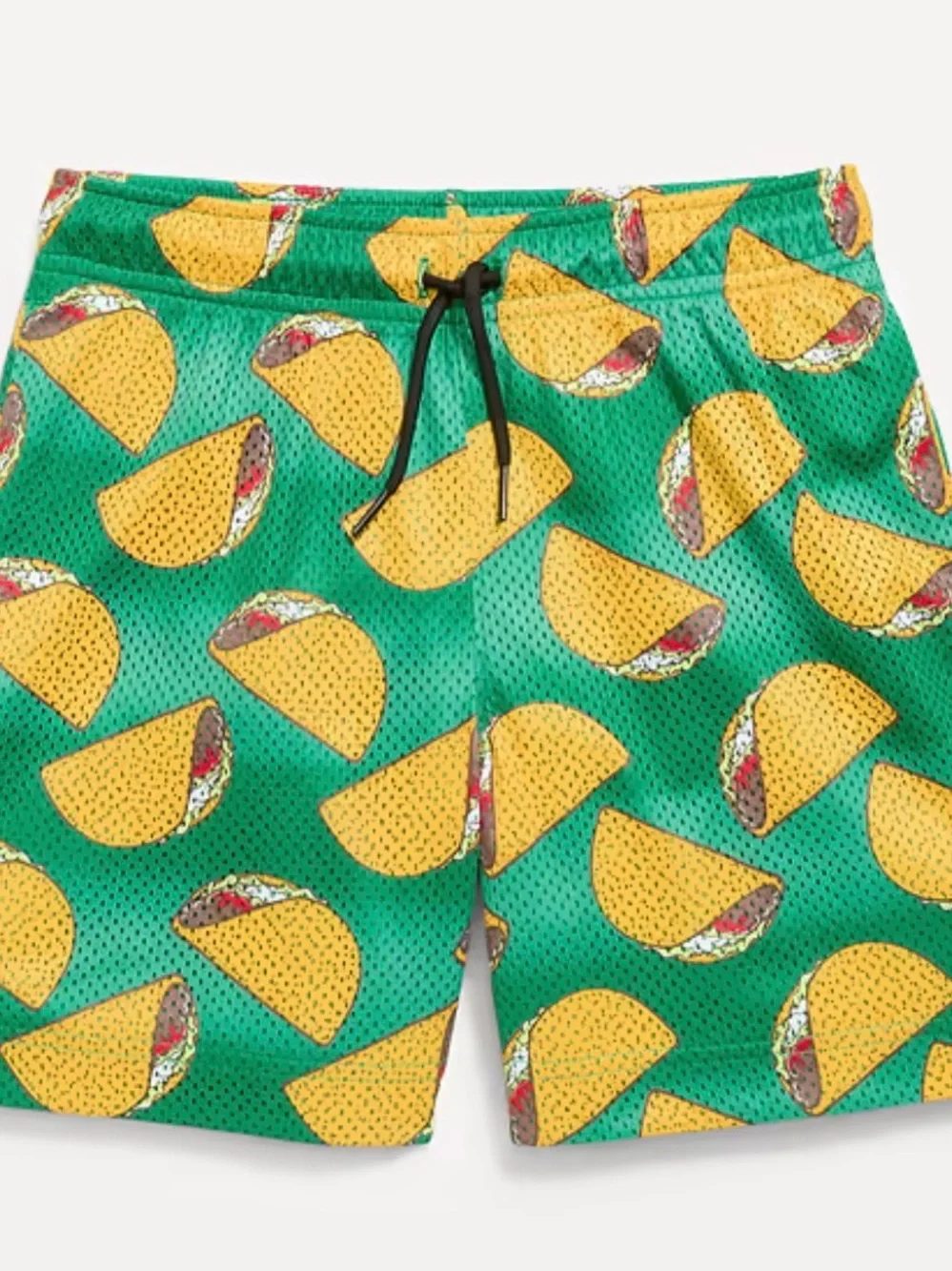 🌮Old Navy Green Taco Shorts  size: Large 10/12 🌮